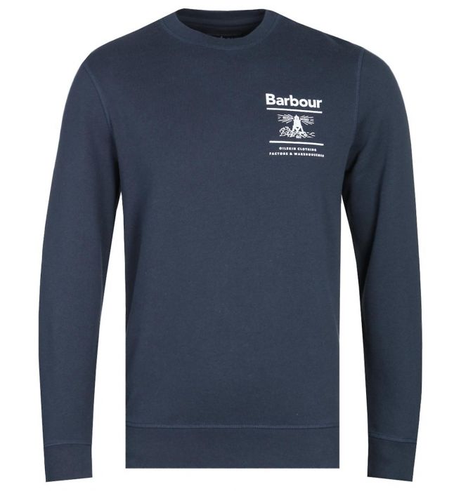 Barbour Barbour Reed Crew Sweatshirt Navy