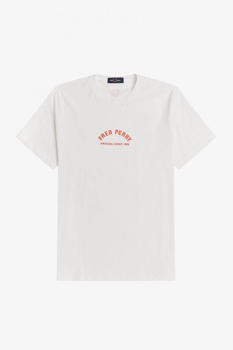 Fred Perry Fred Perry Arched T-shirt White