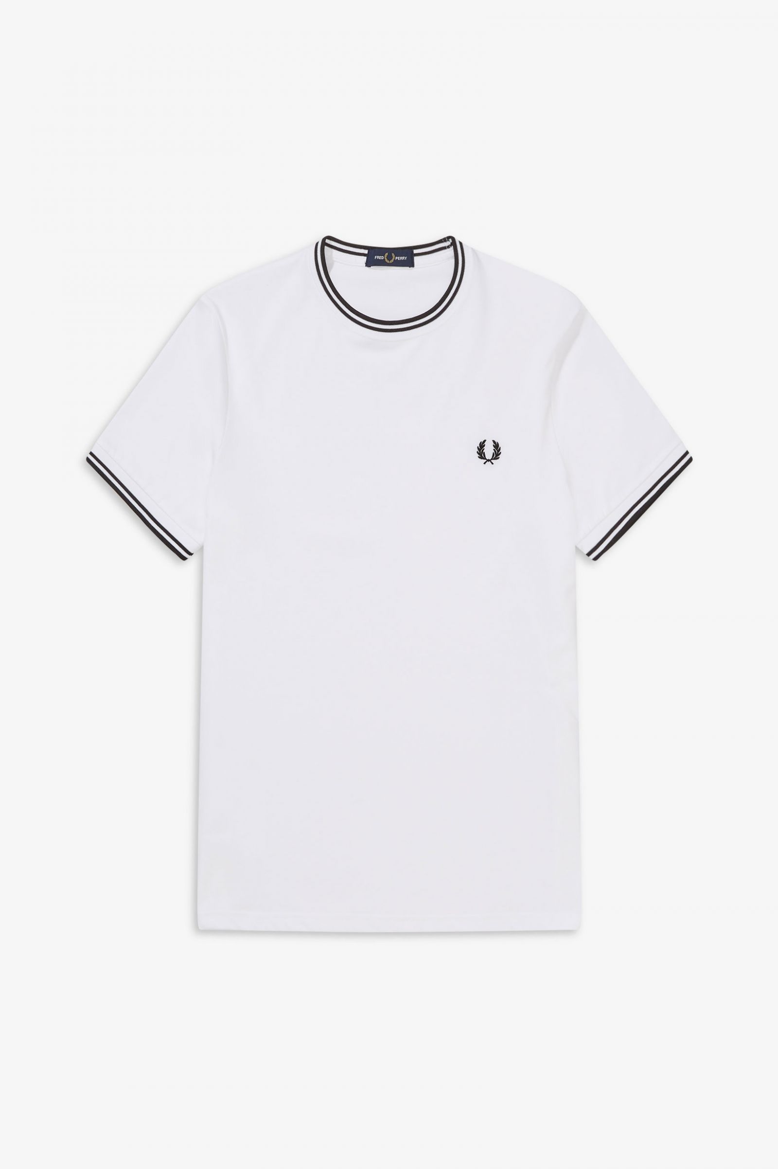 Fred Perry Fred Perry Twin Tipped T-shirt White