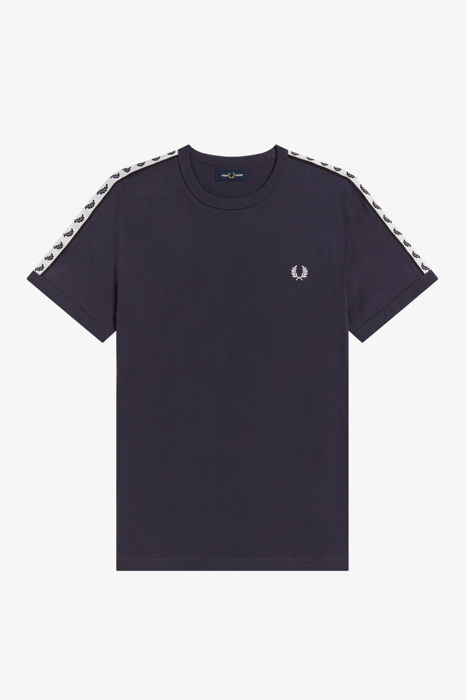 Fred Perry Fred Perry Taped Ringer T-shirt Dark Graphite