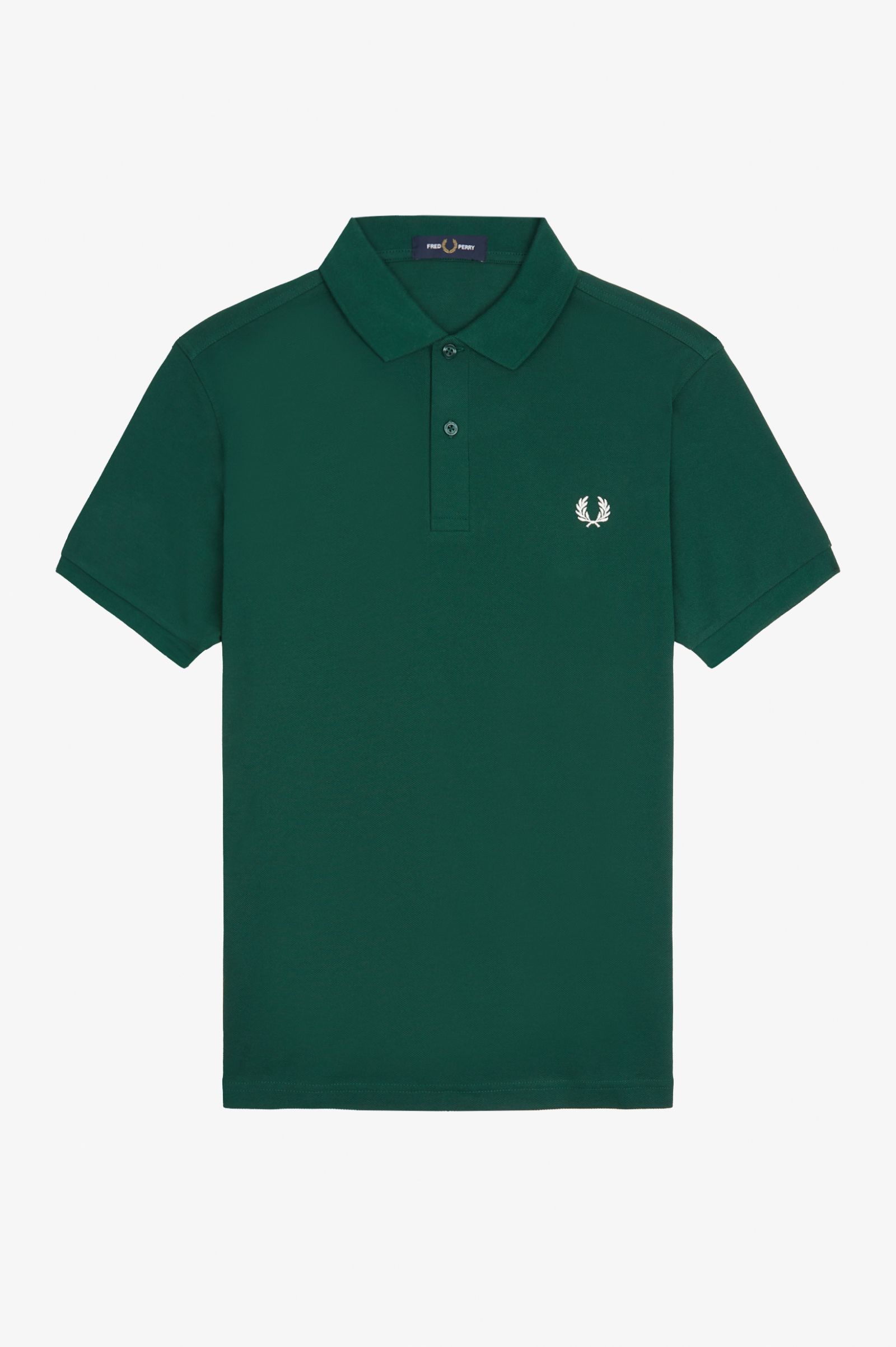 Fred Perry Fred Perry Slim Fit Plain Polo Ivy Snow White