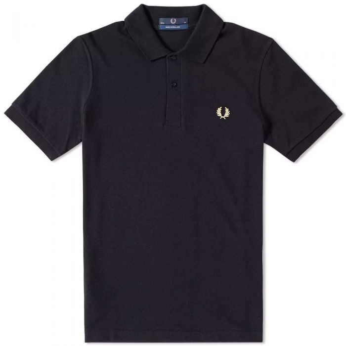 Fred Perry Fred Perry Reissues Original Plain Polo Black Champagne