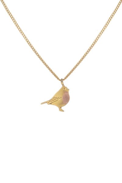 Gold Robin Necklace