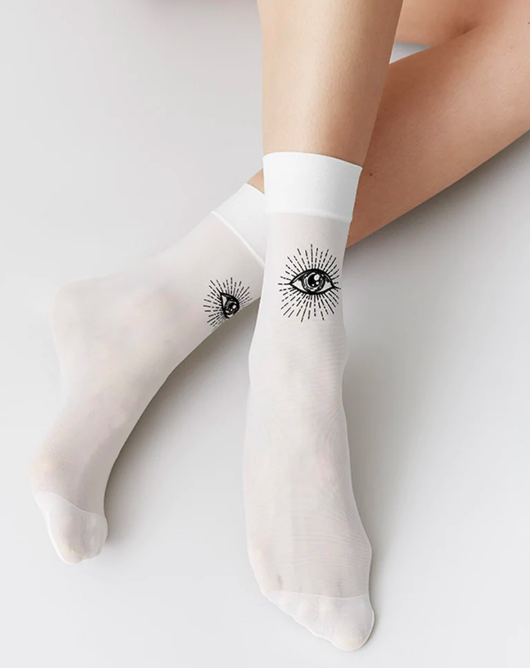 Mio Socks Ivory