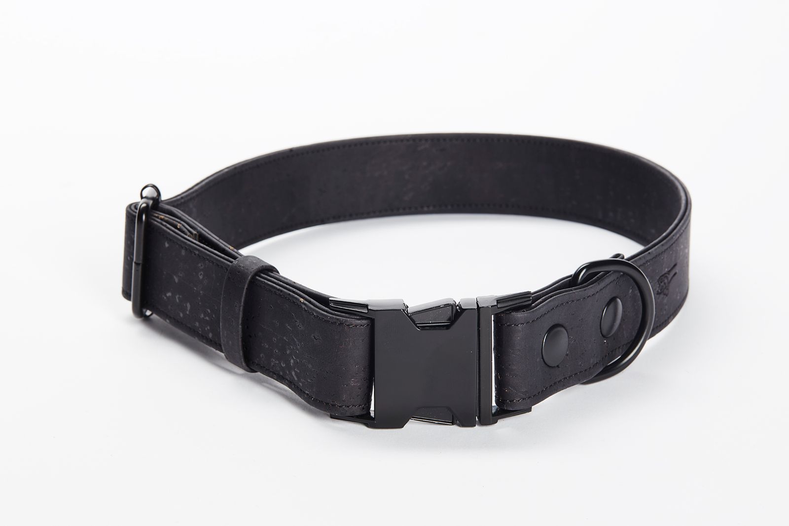 Dog collar Cork Black Large