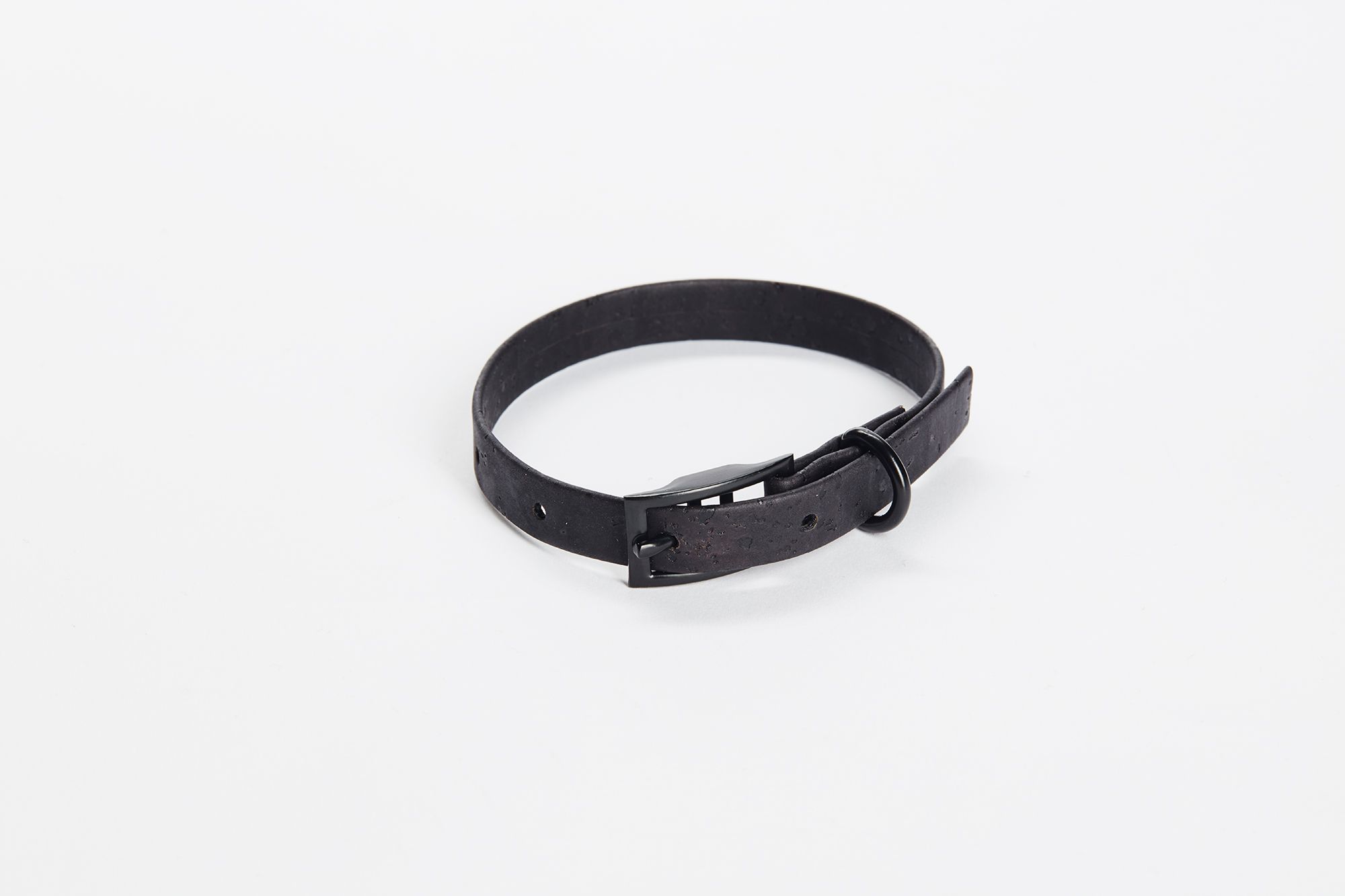 Dog collar Cork Black Mini