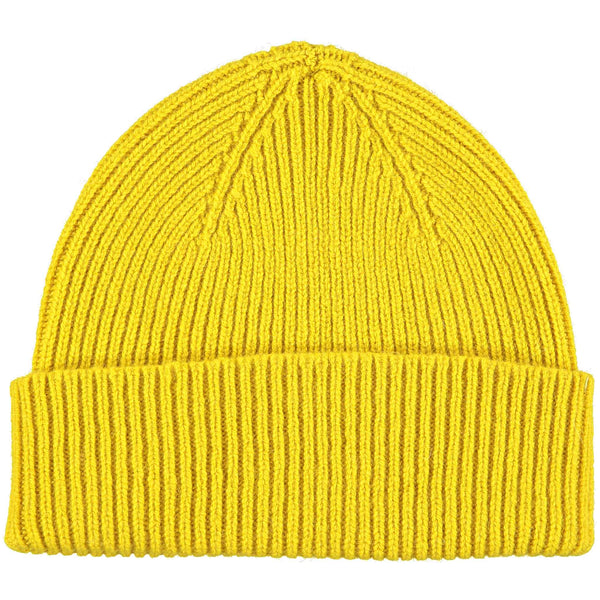 Electric Yellow Lambswool Beanie