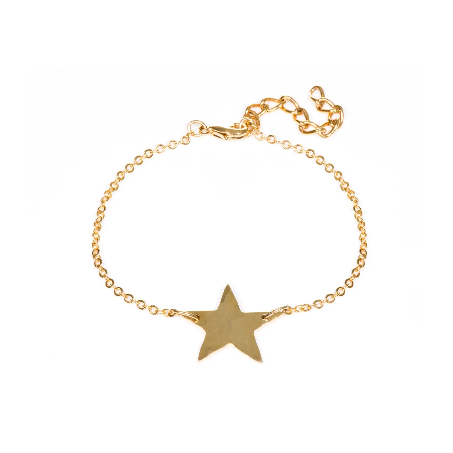 Just Trade  Gold Plated Star Bracelet