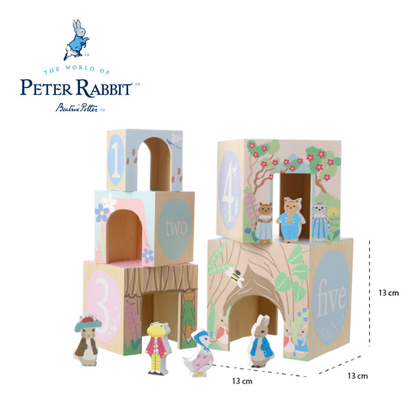 Peter Rabbit™ Wooden Stacking Cubes FX7255