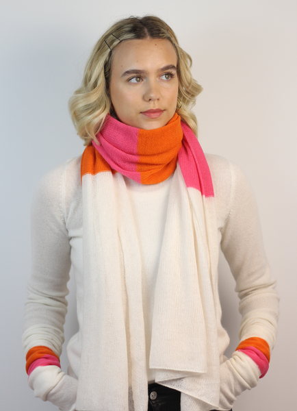 Ruthven Cashmere Block Scarf