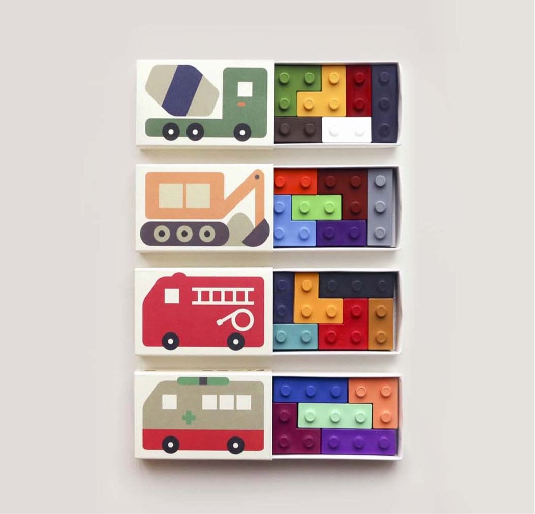 Pocket Crayons Trucks