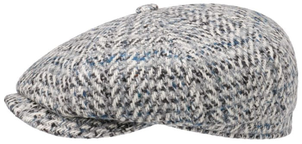 Hatteras Cap - Grey/beige Herringbone