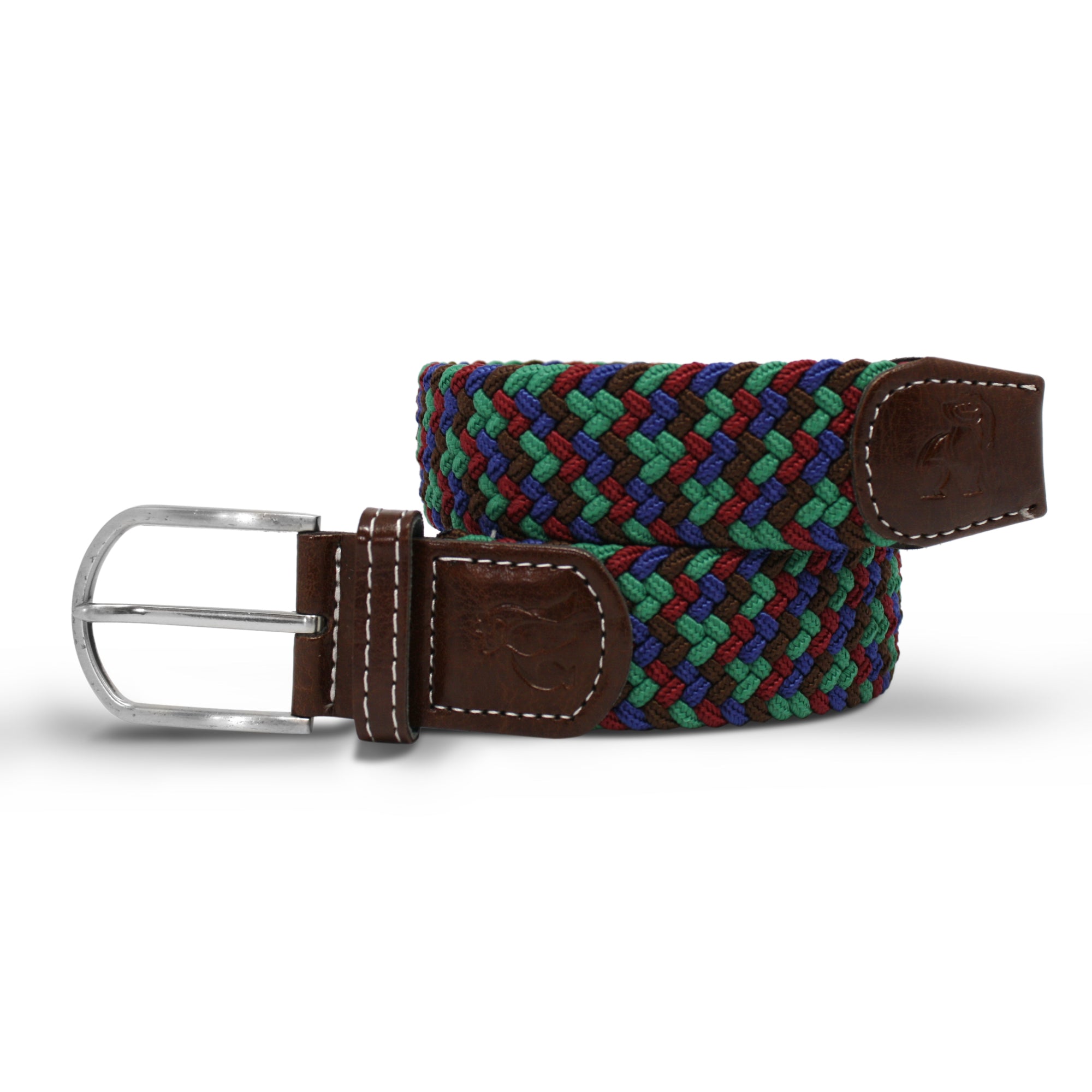 Recycled Woven Belt - Blue/green