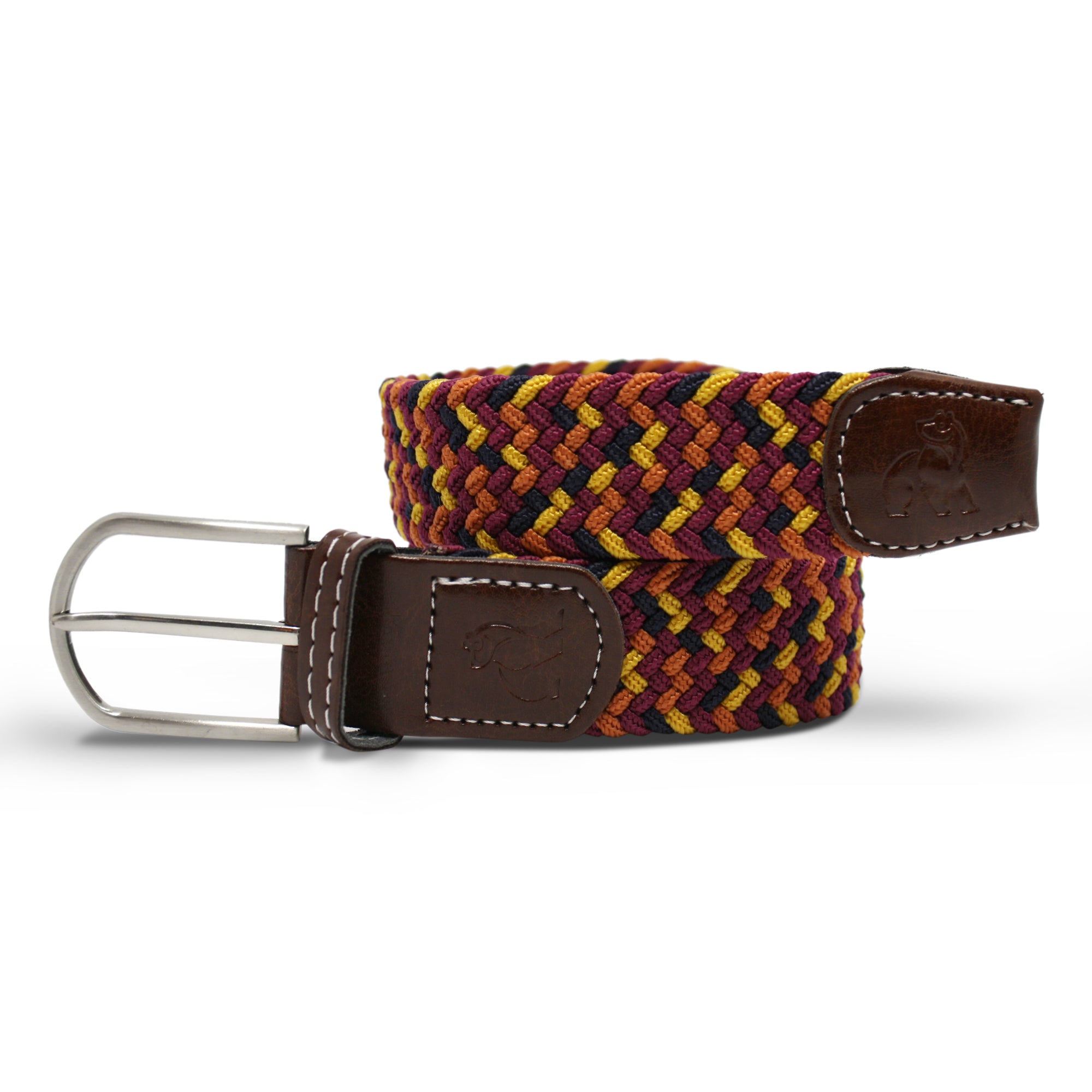 Recycled Woven Belt - Orange/yellow