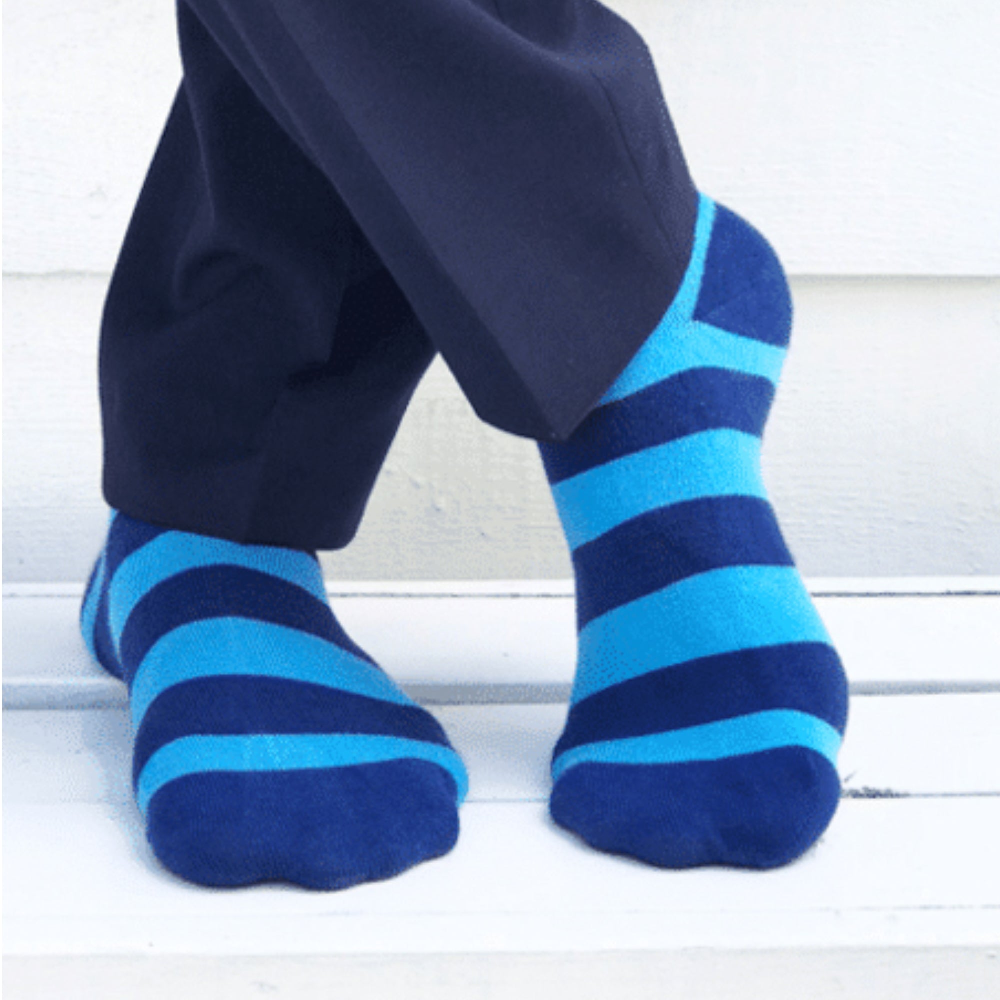 Mens Bamboo Socks - Stripe