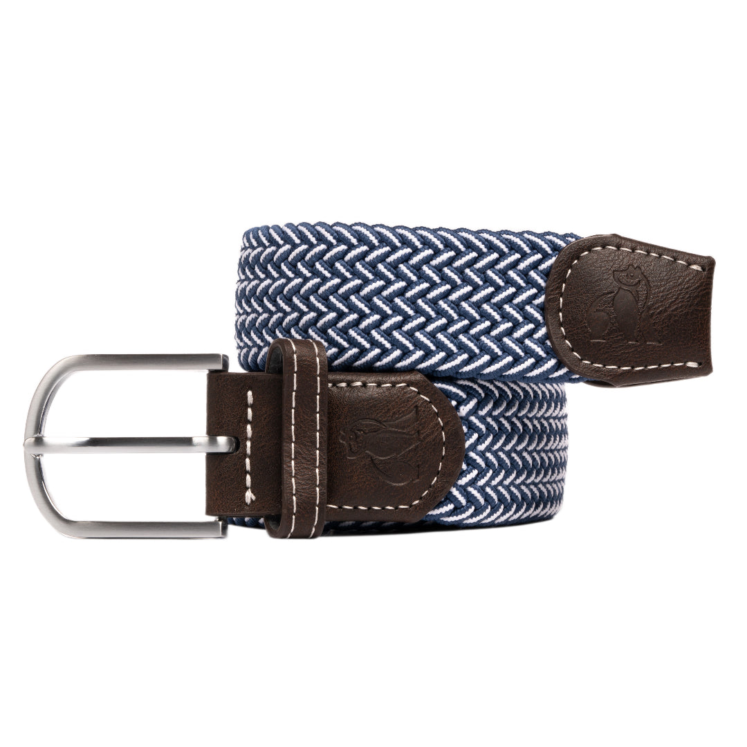 Recycled Woven Belt - Navy Weave