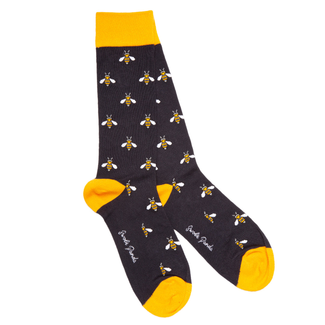 Mens Bamboo Socks - Bumblebee