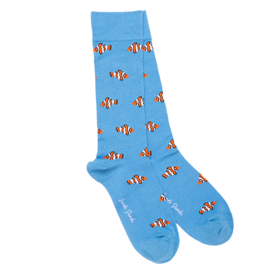 Mens Bamboo Socks - Clown Fish