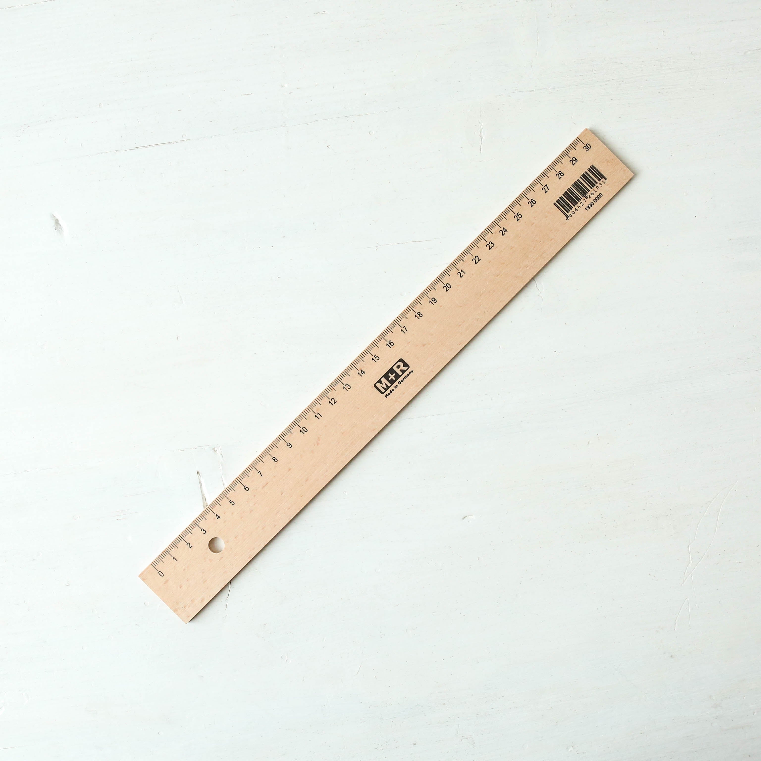 Wooden Ruler 30 cm