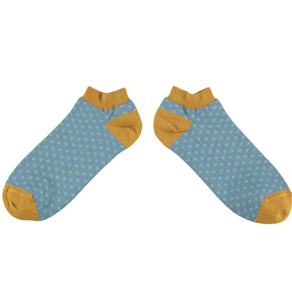 Adult Smoky & Jade Small Spot Organic Cotton Socks (4-7uk)