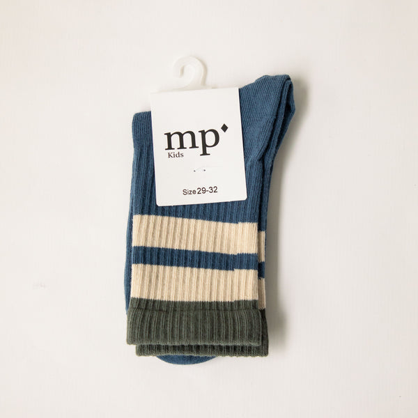 Mp Frej Socks Blue Melange