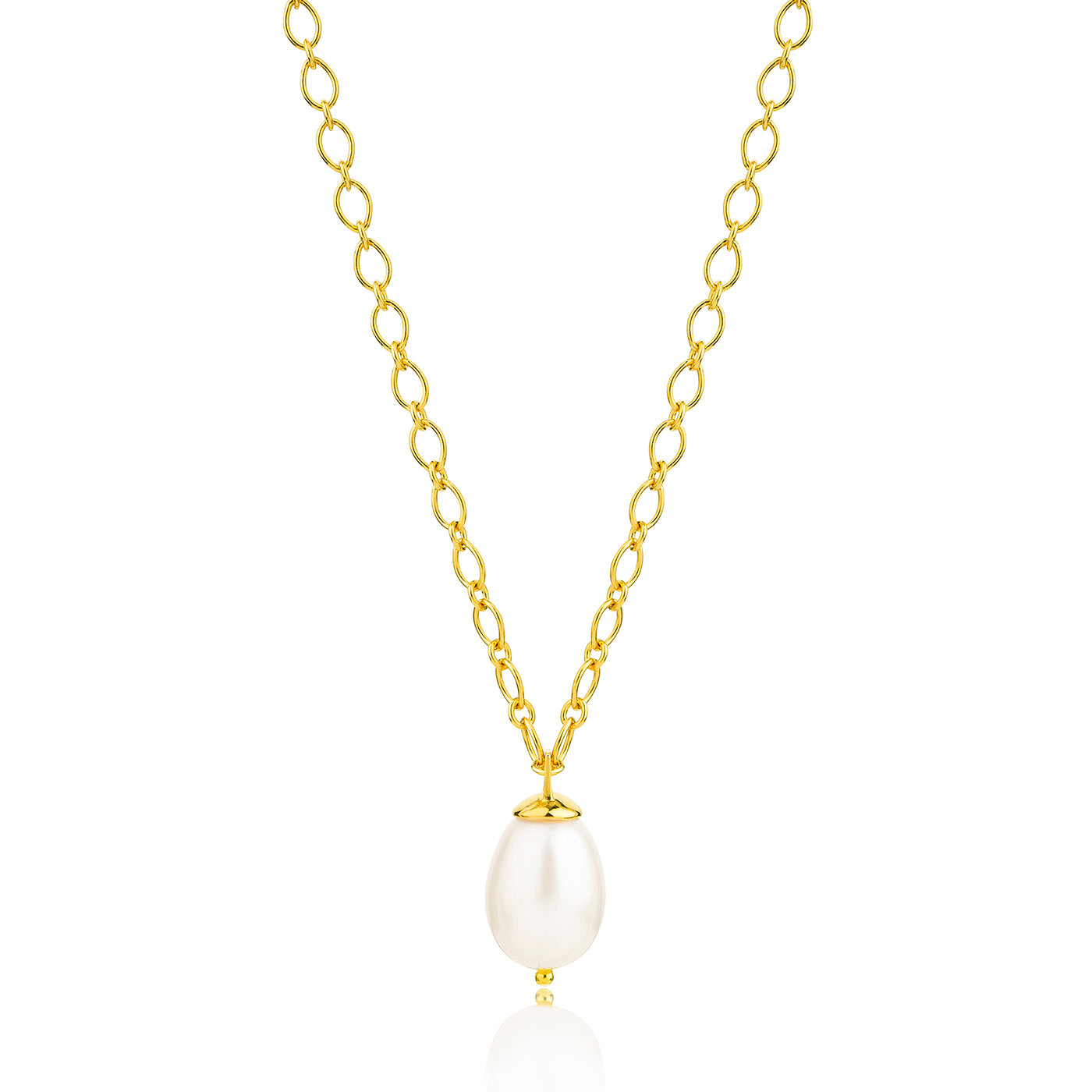 Claudia Bradby Luxury Natural Pearl City Pearl Drop Necklace
