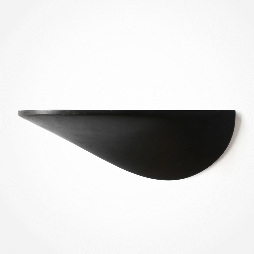 Thomas Poganitsch Design Concrete Large Wall Shelf - Left Black