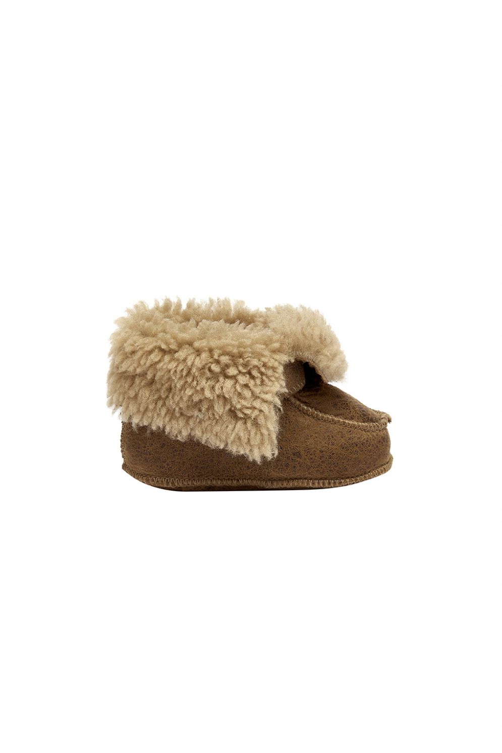Gushlow & Cole Sheepskin Baby Boots-brown,camel