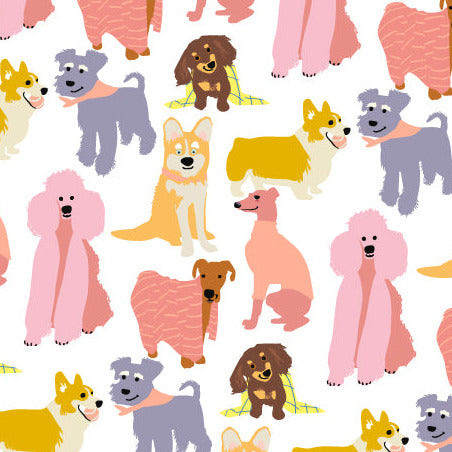 Trio Of Loving Dogs Wrapping Paper Sheet