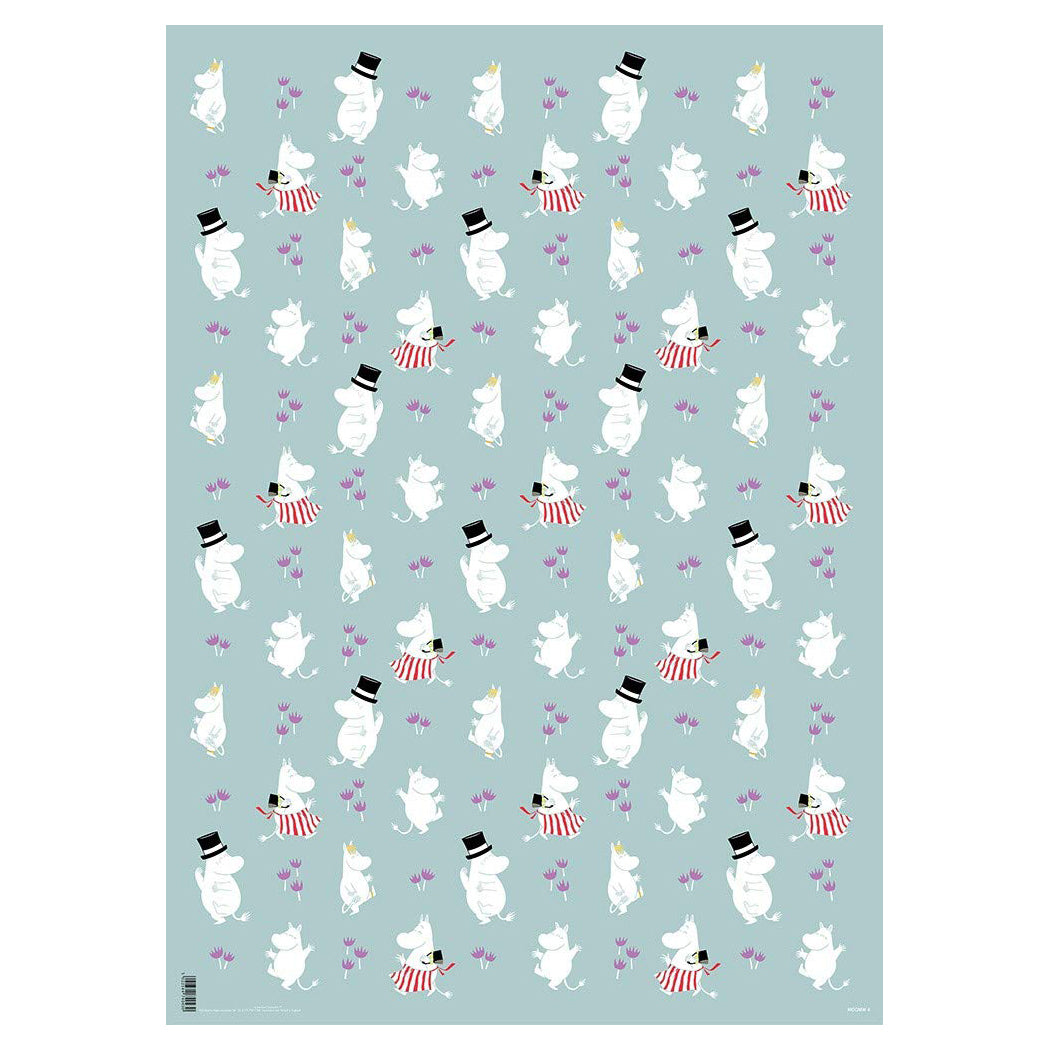 Trio Of Moomins Wrapping Paper