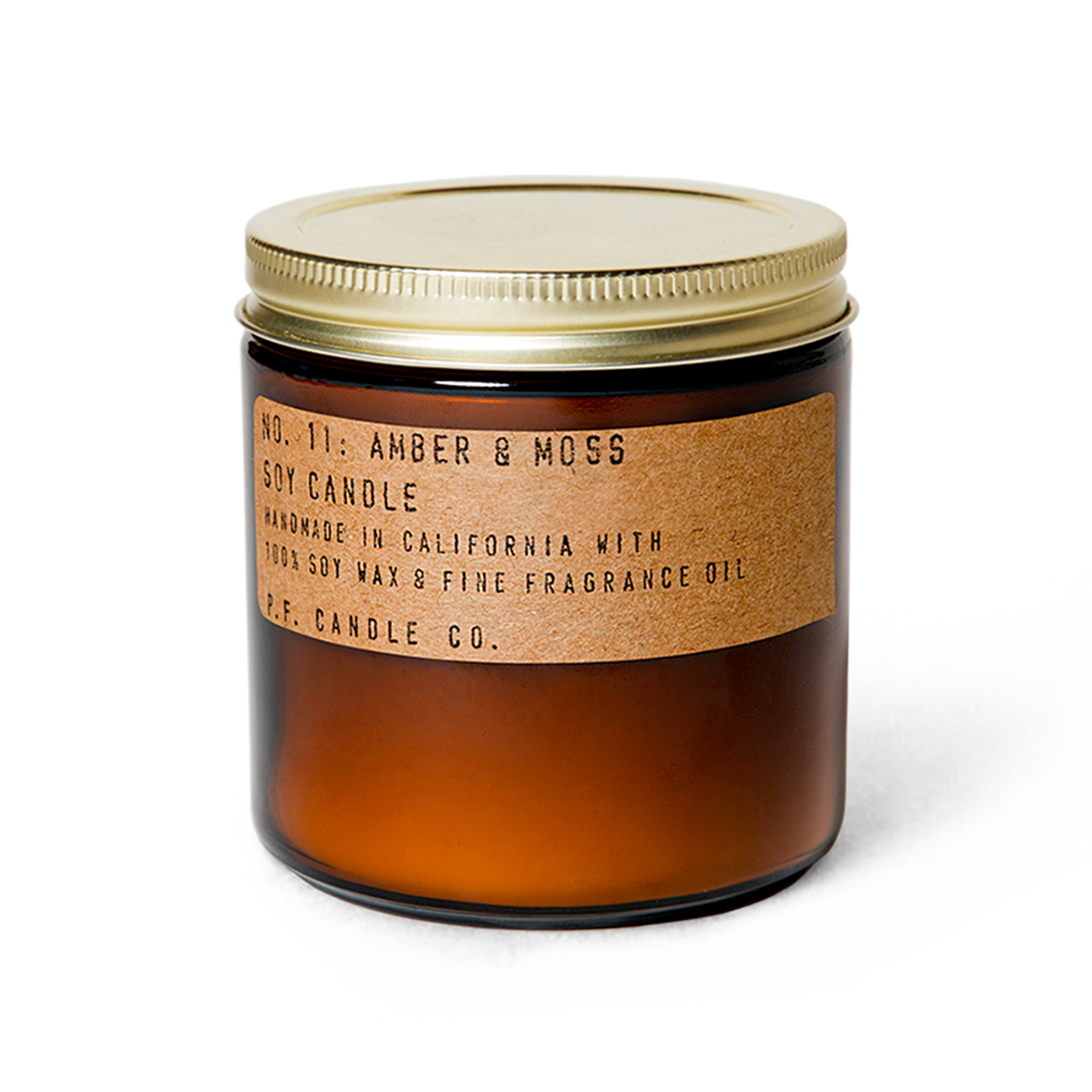 P.F. Candle Co No.11 Amber & Moss Soy Wax Candle
