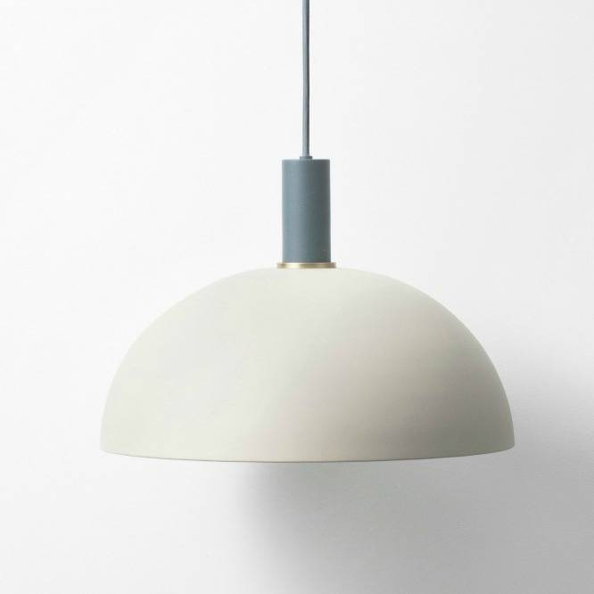 Ferm Living lampada sospensione modello collect fiting Low dark blue con con paralume hoop shade 