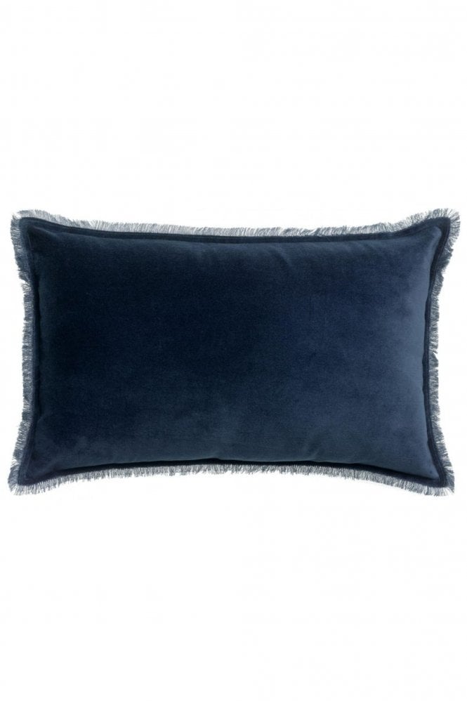 Vivaraise Fara Rectangle Cushion Cover In Navy