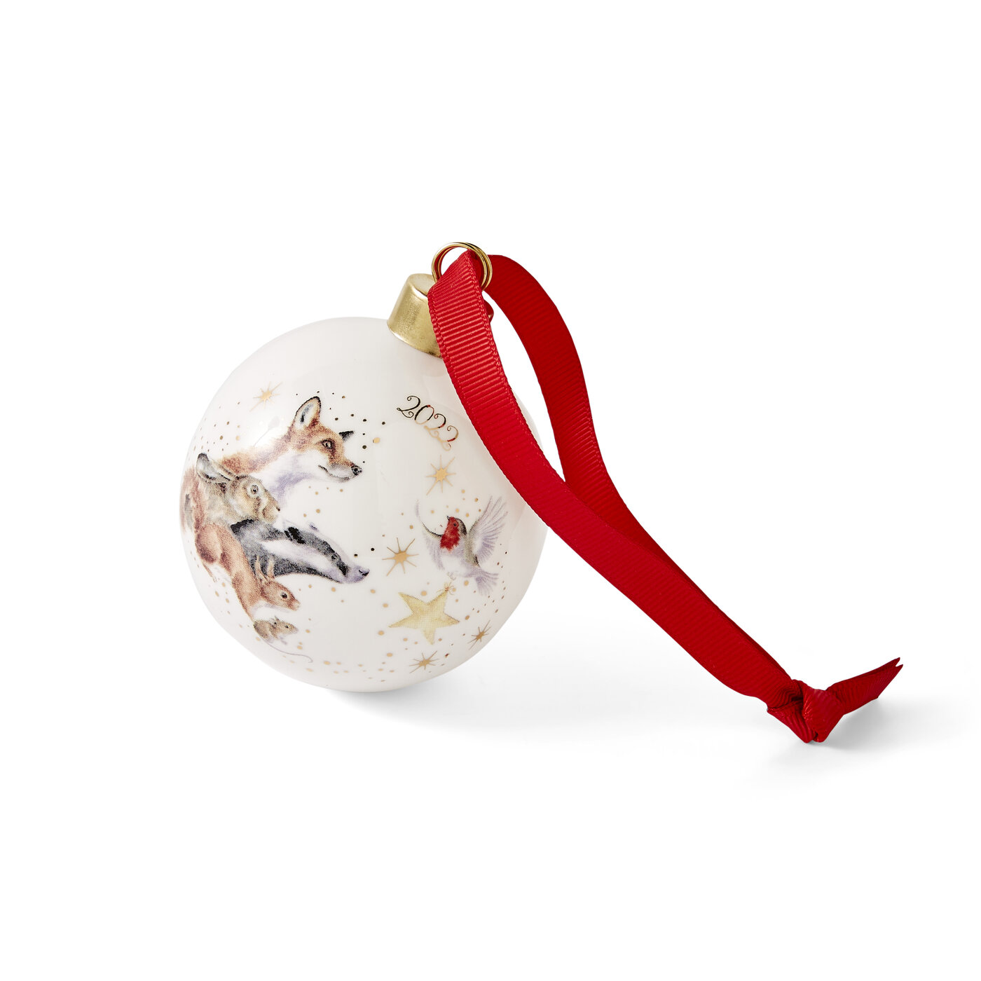 Wrendale Limited Edition Royal Worcester Annual Star of Wonder China Bauble