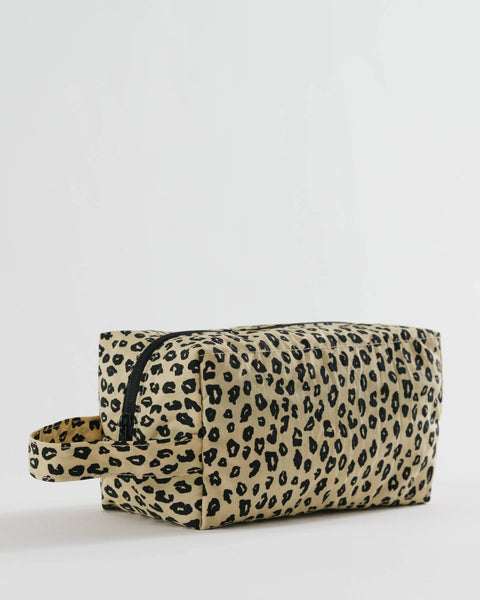 Baggu Dopp Kit Honey Leopard Bag