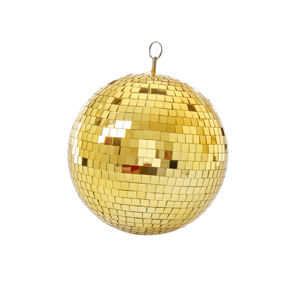 rice Medium Gold Disco Ball