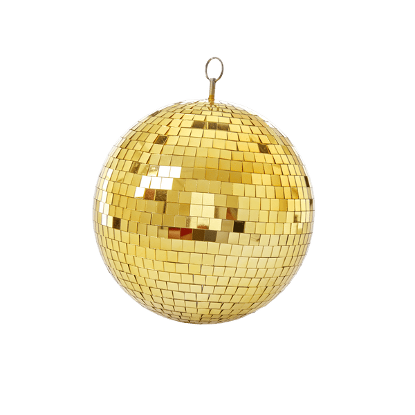 rice Large Gold Disco Ball