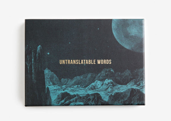 The School of Life Untranslatable Words Card Set