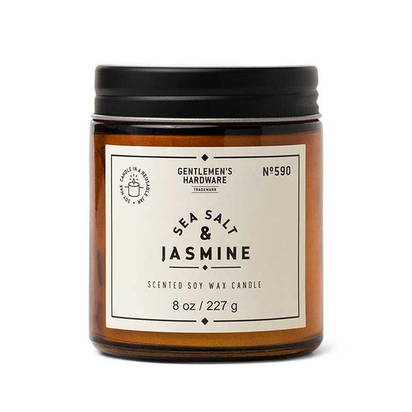 Gentlemen's Hardware Sea Salt & Jasmine Jar Candle