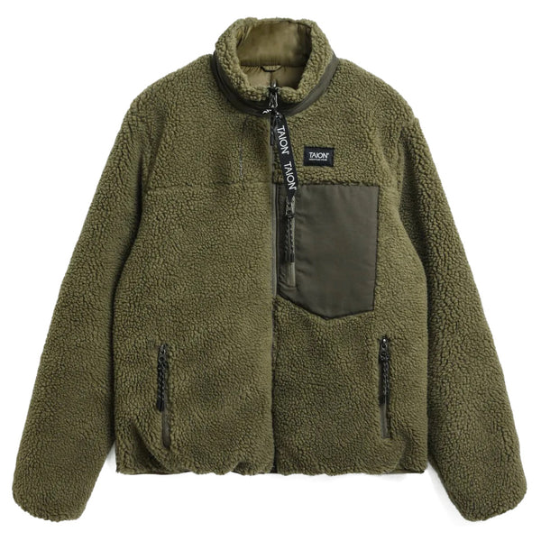 Down / Boa Reversible Jacket Olive / Dark Olive