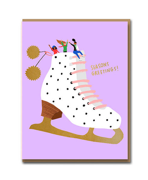 Ice Skate Box Set Of 8 Cards