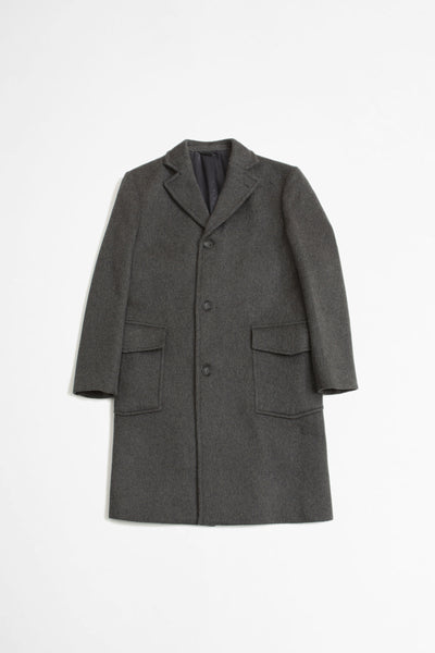 Aymar Italian Wool Coat Dark Heather Grey