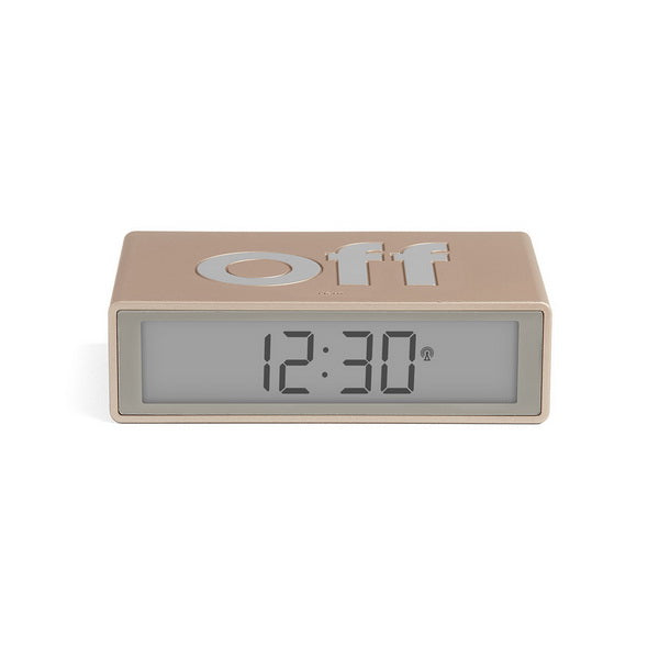 Lexon Flip+ Gold Alarm Clock