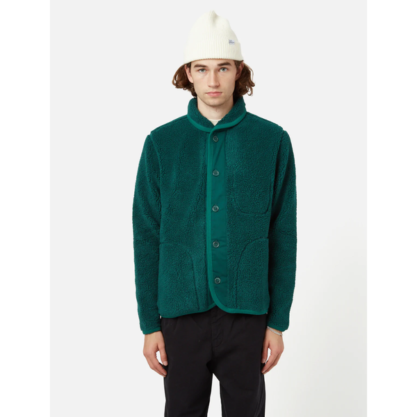 | Shawl Collar Fleece | Bottle Green