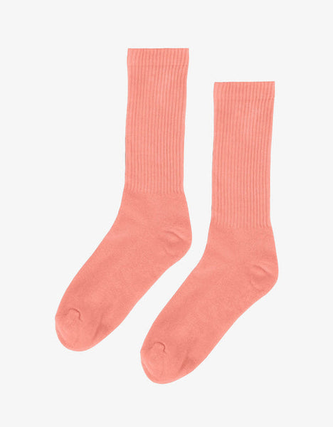 Colorful Standard Calcetines Organic Active - Bright Coral