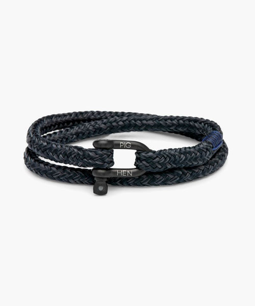 Pulsera Salty Steve - Navy-slate Gray/black