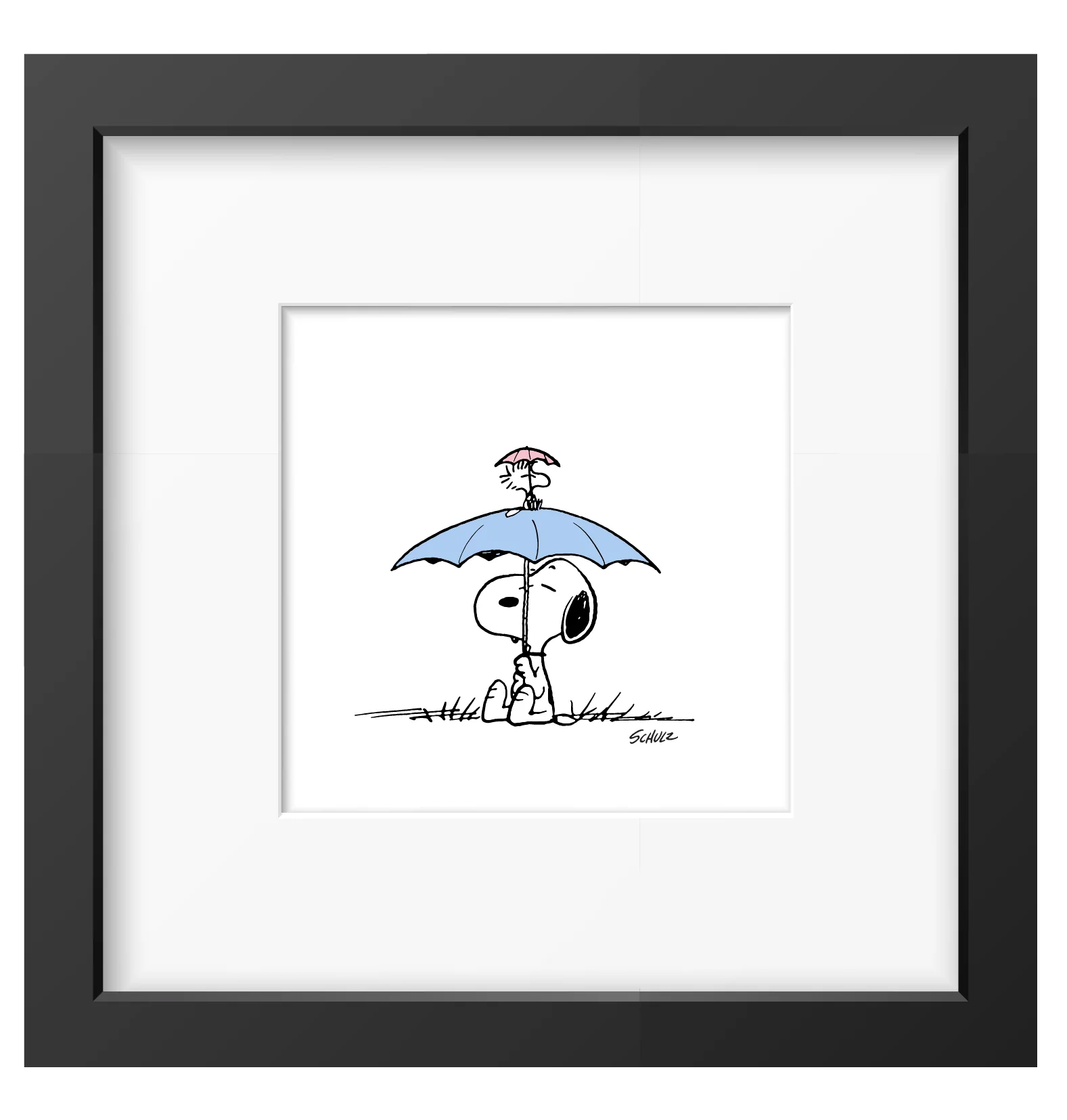 Trouva: Paraguas Snoopy enmarcada
