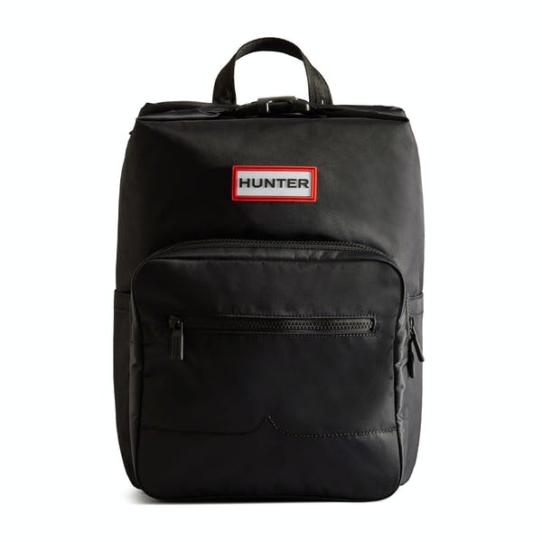 Hunter Nylon Pioneer Top Clip Backpack Black