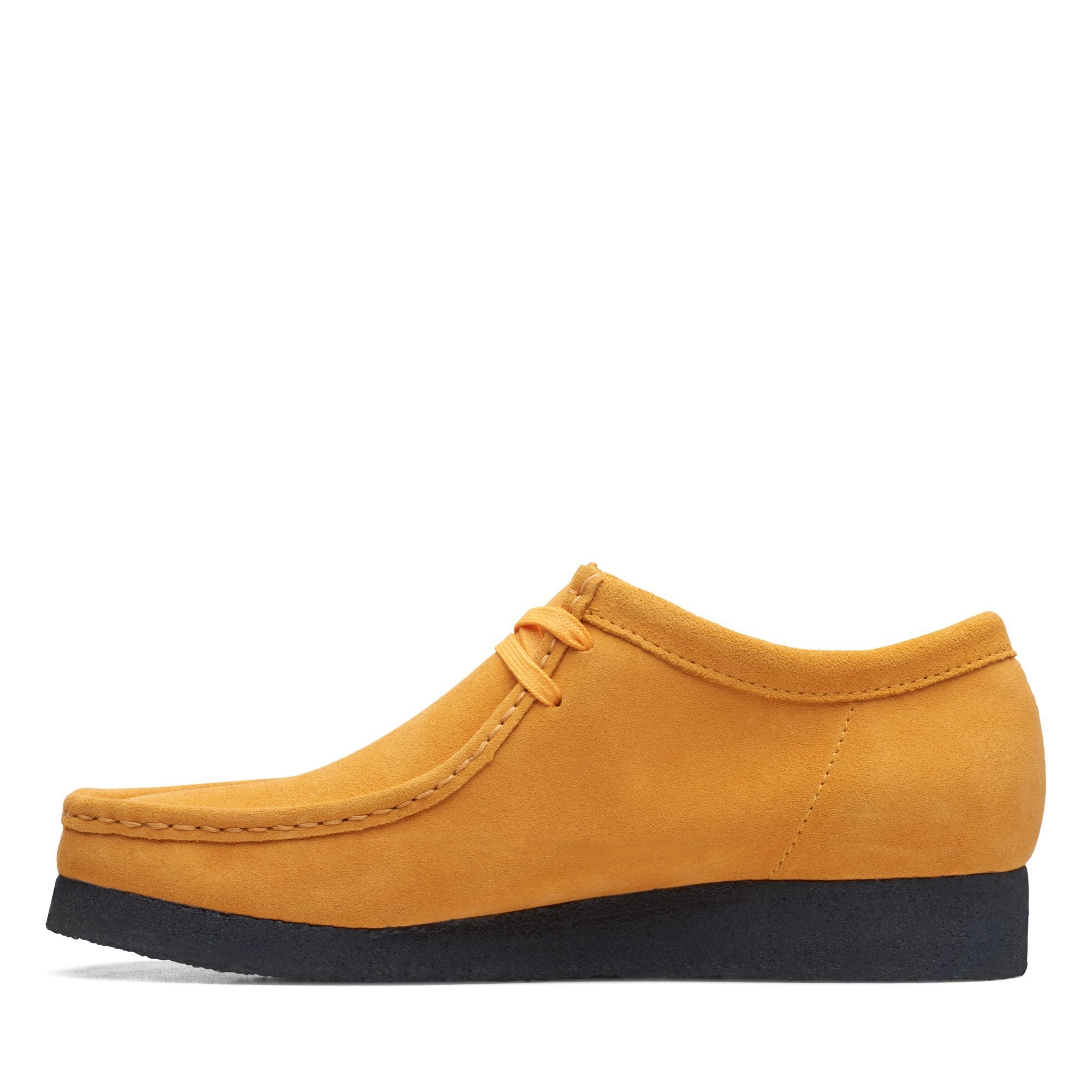 Clarks clearance wallabee yellow