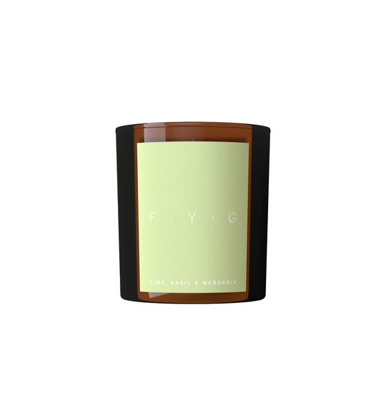 Lime Basil & Mandarin Scented Candle